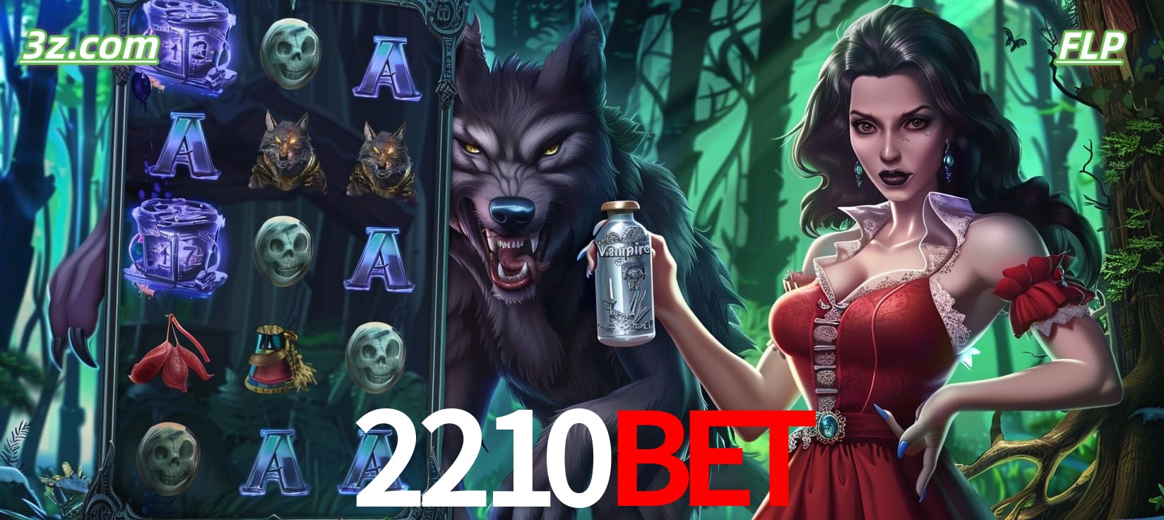 Slots online tema de lobisomem e vampira no 2210bet cassino Brasil