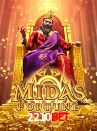 2210bet Midas Fortune - slot game inspirado no rei Midas, disponível no casino online do Brasil