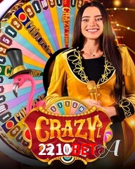 Crazy Time live game no 2210bet cassino com entretenimento ao vivo para jogadores do Brasil