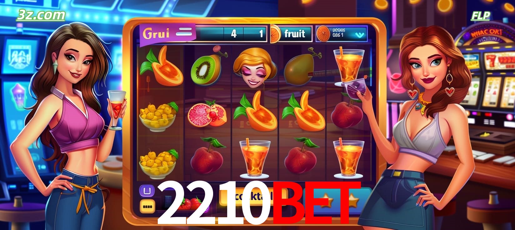 2210bet cassino online com caça-níqueis de frutas e coquetéis coloridos