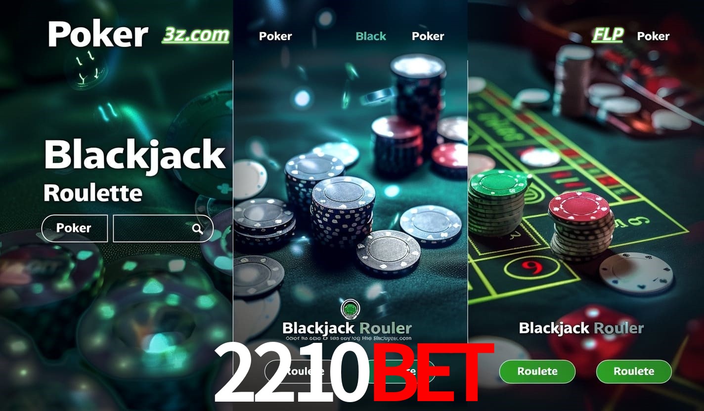 Cassino online 2210bet com Poker, Blackjack e Roleta ao vivo para jogadores do Brasil