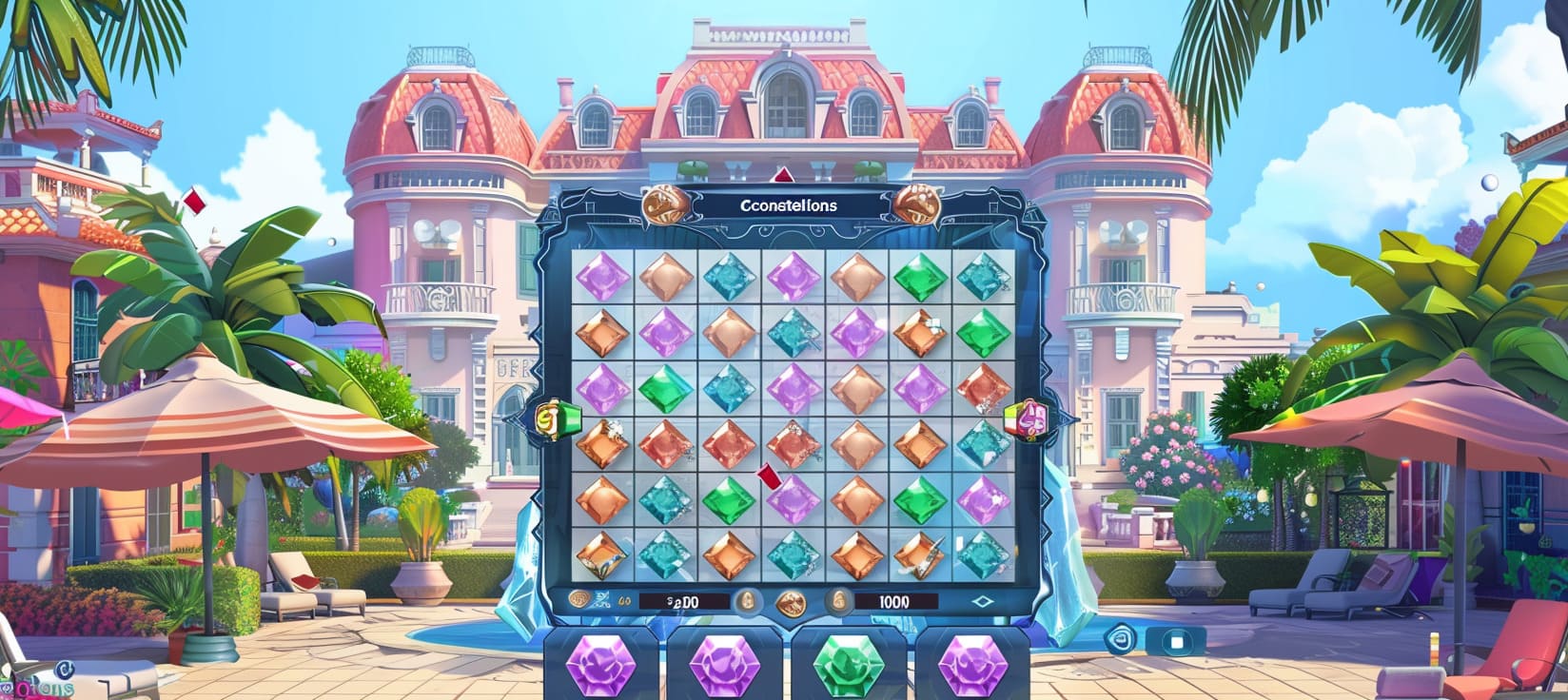 2210bet Constellations slot game cassino online com pedras preciosas