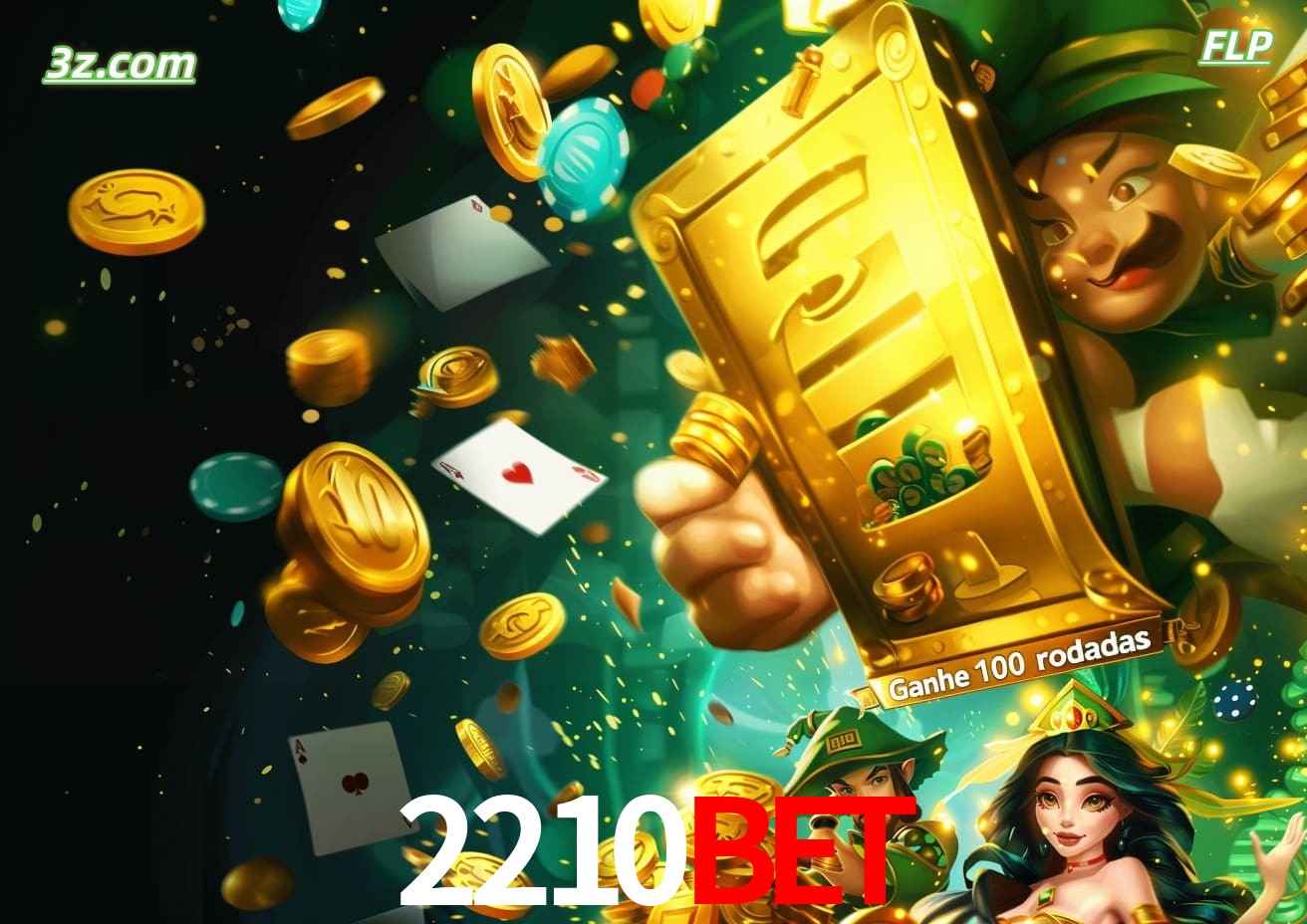 Cassino online 2210bet Brasil com caça-níqueis e bônus de 100 rodadas grátis
